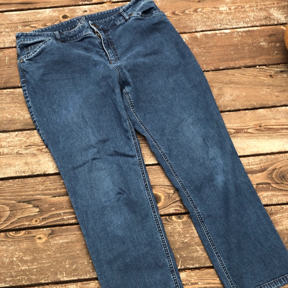 J.Jill Tried and True fit, slim ankle jeans sz 12